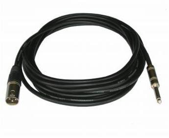 Cavo audio XLR maschio - Jack 6.3mm mono 6MT schermato Master Audio PMC626 - TechSoundSystem.com