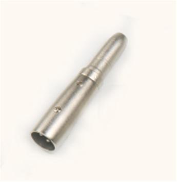 Adattatore spina XLR 3 poli - presa Jack 6,3 mm in metallo HY4842 Master Audio - TechSoundSystem.com