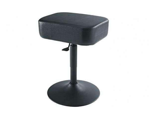 KONIG & MEYER 14093 PANCA SGABELLO PIANOFORTE TASTIERA ACCIAIO E SIMIL PELLE MOLLA PNEUMATICA SEDILE 43X33CM 3 PEZZI - TechSoundSystem.com