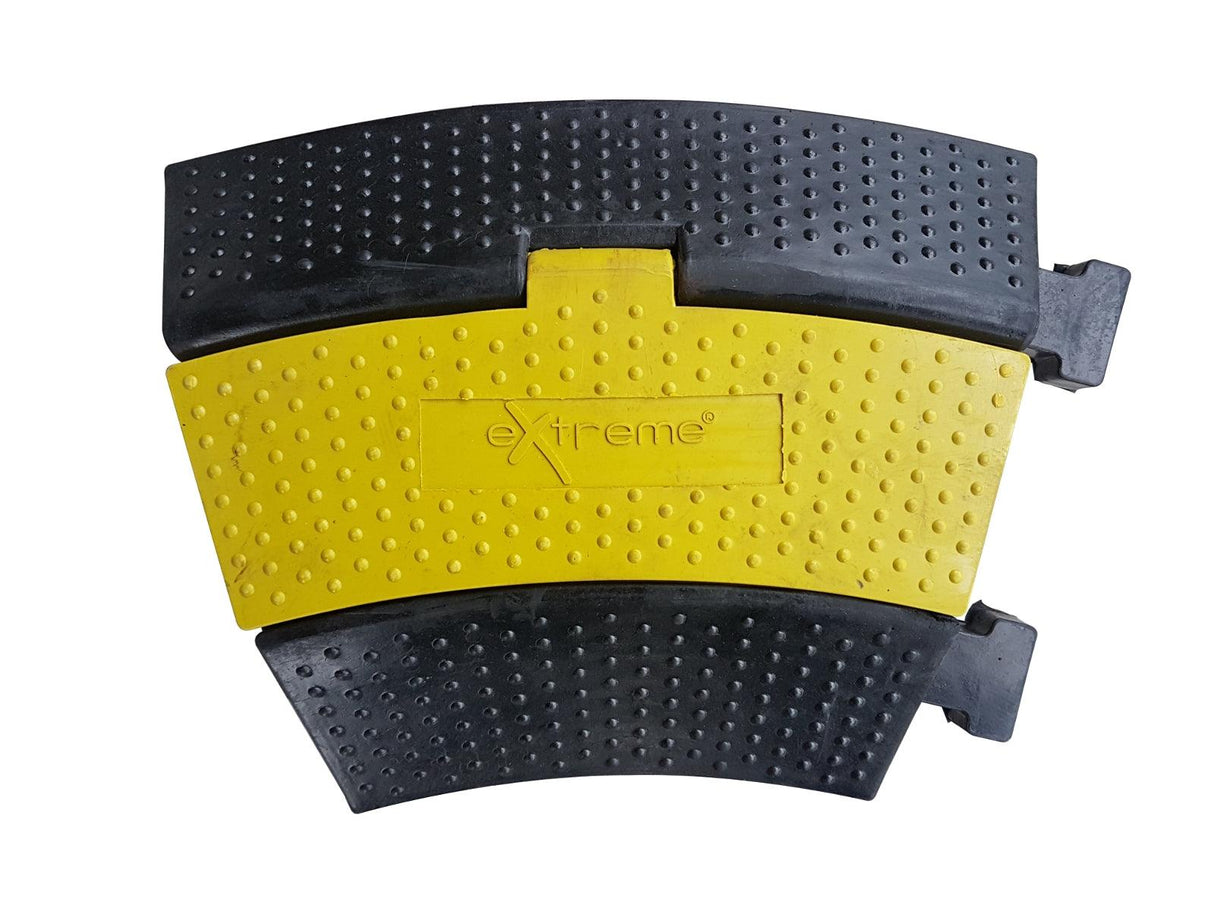 EXTREME CC2230 PRO PEDANA PASSACAVO CARRABILE CURVA DA 30° 2 CANALI DA 30mm CARICO 20 TONNELLATE LARGA 50mm - TechSoundSystem.com