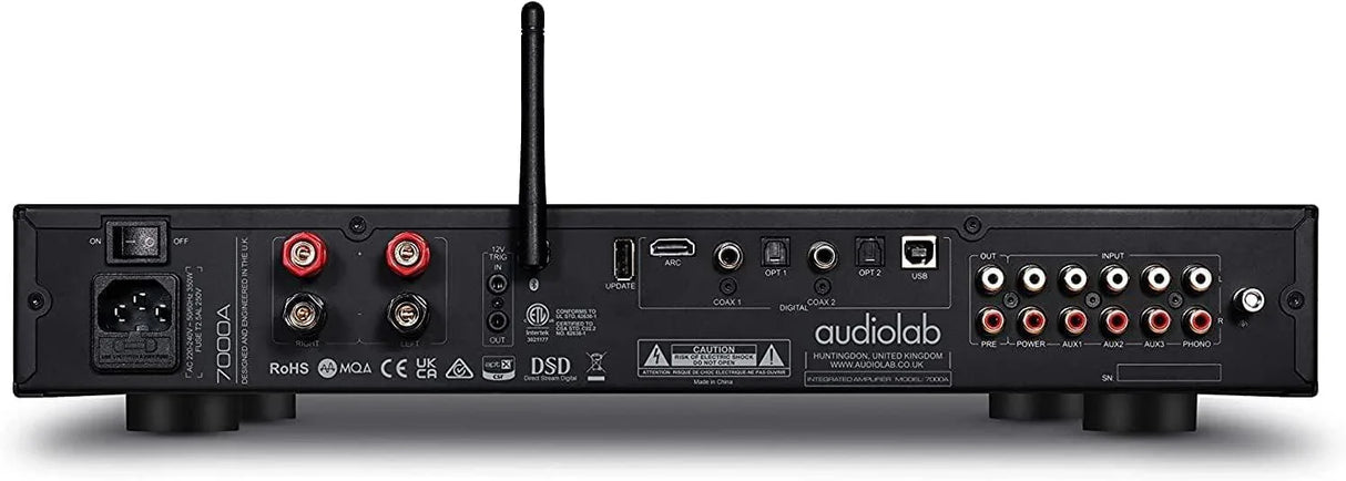 Audiolab 7000A Amplificatore integrato 110W , DAC ESS Sabre32 ES9038Q2M, Bluetooth - TechSoundSystem.com