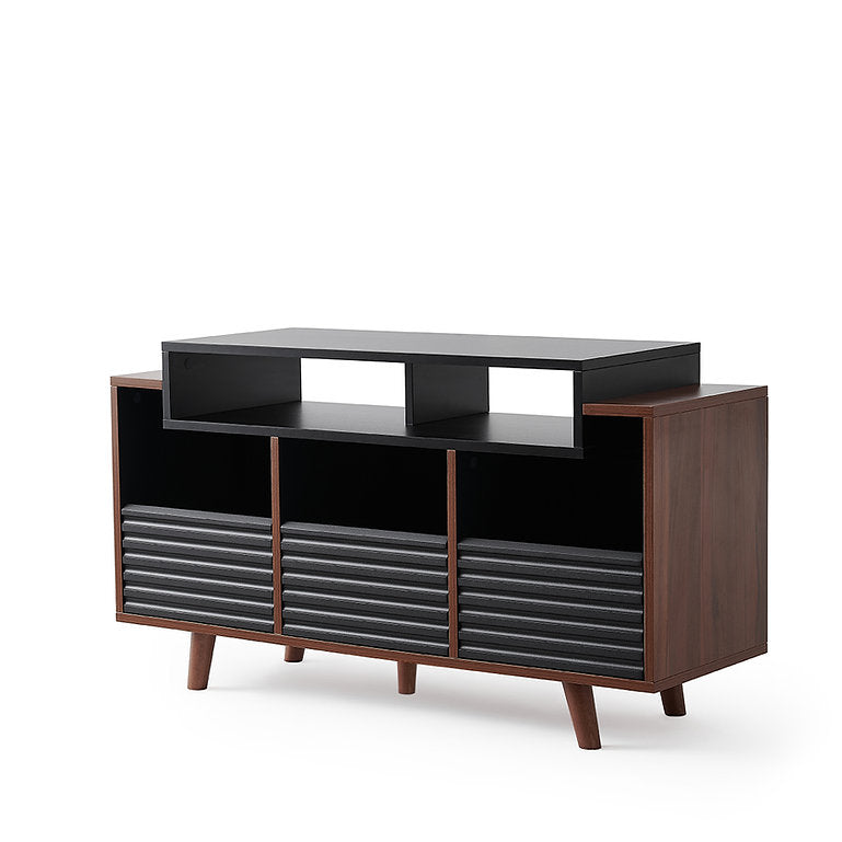 Norstone OSLO 1200 BLACK/WALNUT Mobile per elettroniche portavinili