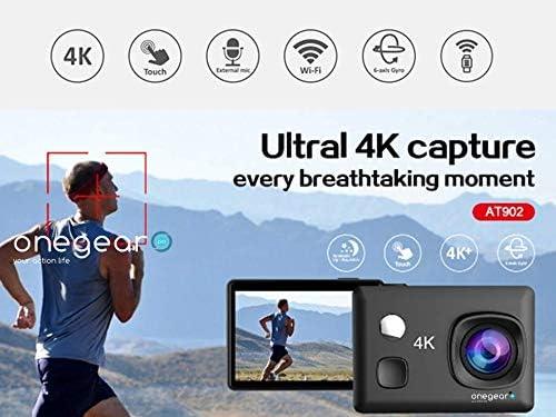 ONEGEAR PRO EXPLORER 4K 30 FPS Action Cam WIFI STABILIZZATORE EIS 40 MT WATERPROOF - TechSoundSystem.com