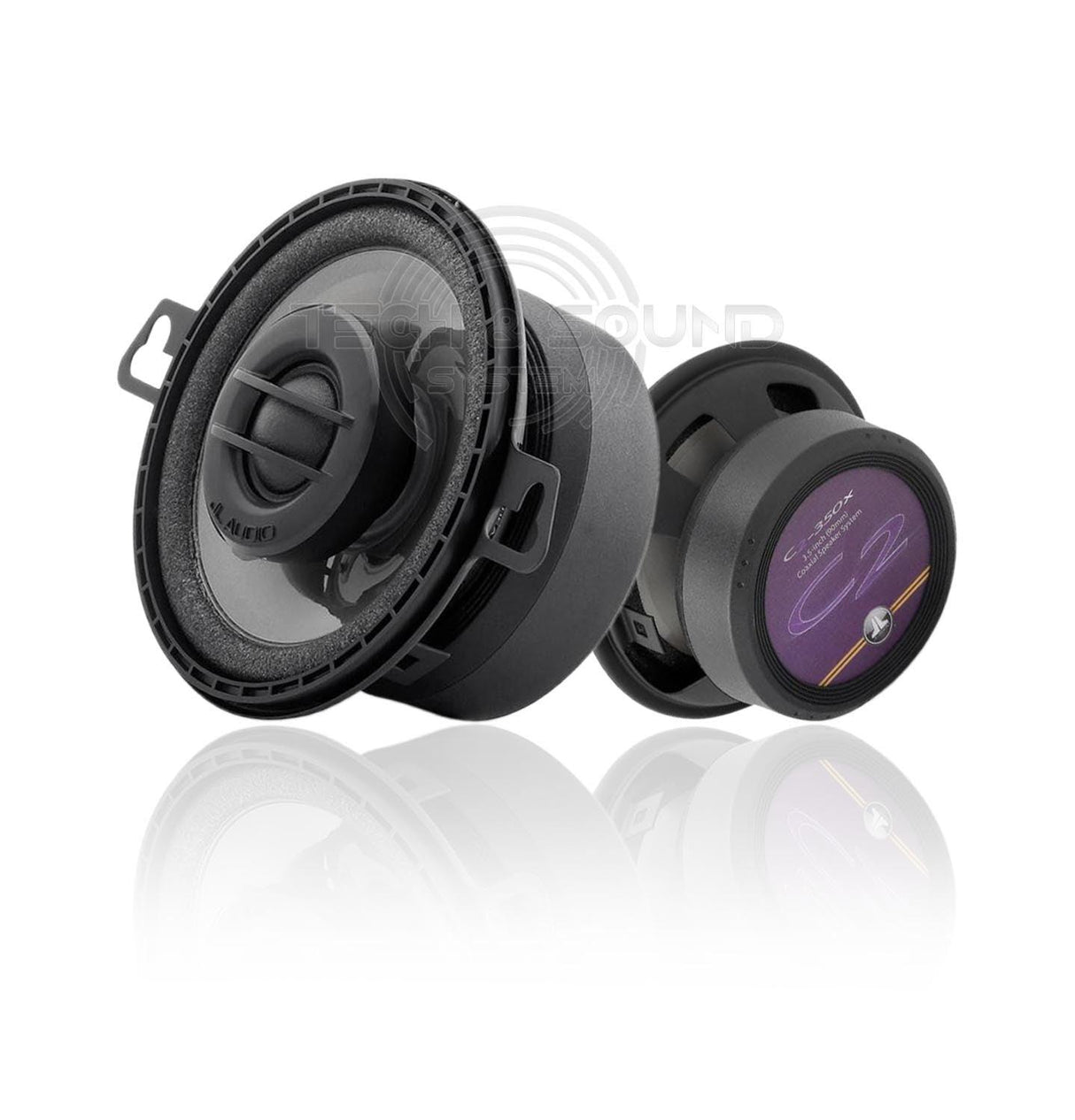 JL AUDIO C2-350X coassiali 2 vie, woofer in polipropilene 75 Watt max 4 Ohm - TechSoundSystem.com