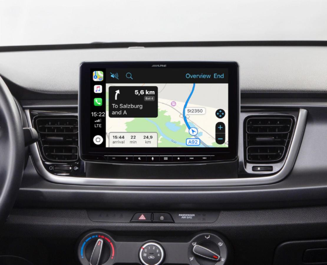 Alpine KIT-F9KI-RIO kit installazione per autoradio Alpine HALO per KIA RIO dopo 2017 - TechSoundSystem.com