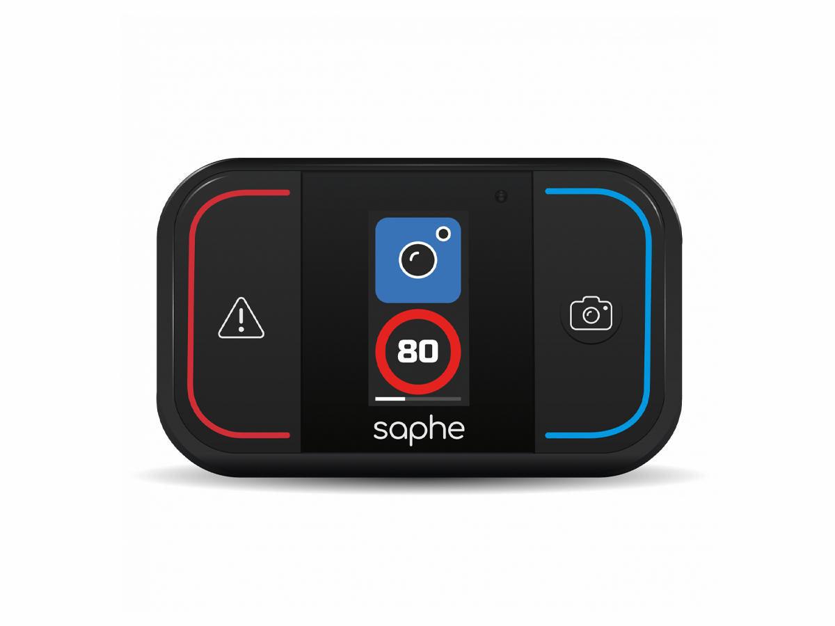 SAPHE DriveMini Dispositivo per segnalazioni autovelox fissi e mobili con display - TechSoundSystem.com