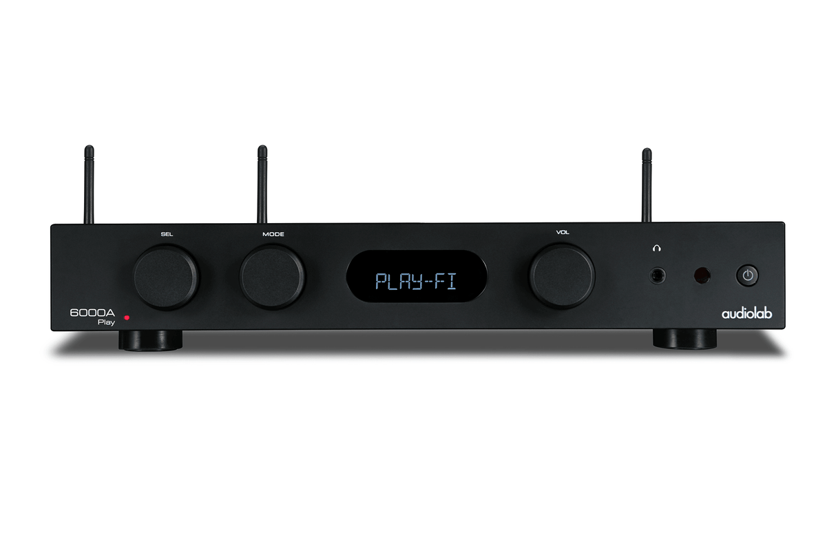 Audiolab 6000A Play Amplificatore integrato di rete wi-fi, DAC ESS Sabre32 ES9018K2M Reference - TechSoundSystem.com
