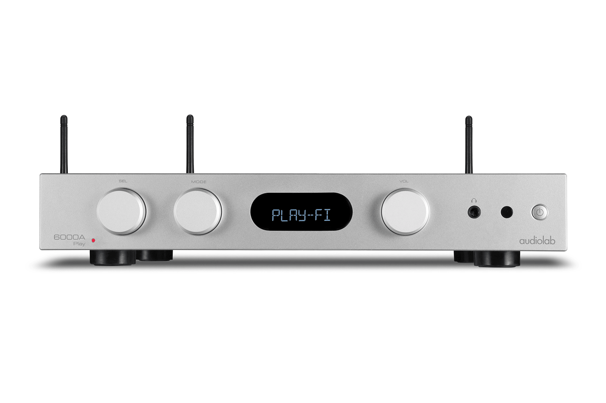 Audiolab 6000A Play Amplificatore integrato di rete wi-fi, DAC ESS Sabre32 ES9018K2M Reference - TechSoundSystem.com