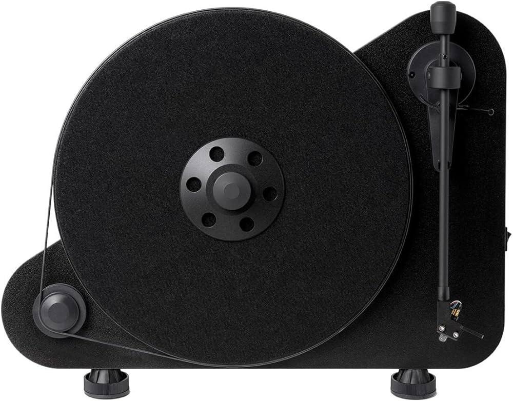 Pro-ject VTE L NERO Giradischi verticale testina Ortofon OM 5E - TechSoundSystem.com