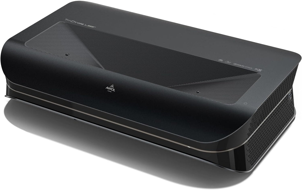 AWOL VISION LTV-3000 Proiettore Triple Ultra Short Throw 4K, 3000lm, Dolby Vision & Atmos, HDR10+, schermo TV laser UST da 150" per il Home Theater - TechSoundSystem.com