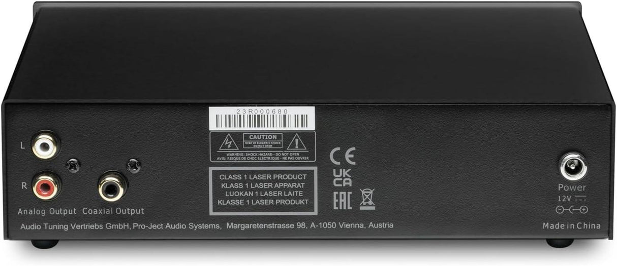 Pro-Ject CD BOX E SILVER Lettore di CD, supporta il red book CD-DA, Convertitore DAC 24bit/192KHz Delta Sigma MS8413 - TechSoundSystem.com