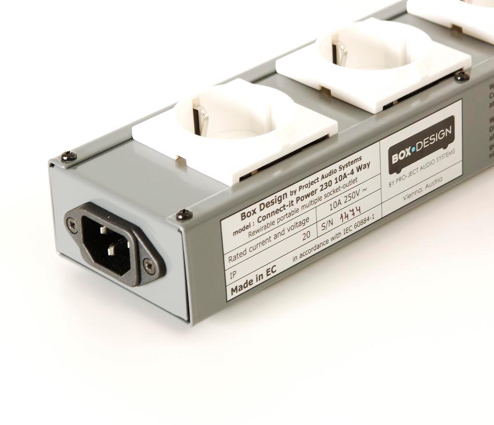 Pro-ject CONNECT IT POWER 4WAY 10A/230 Distributore di alimentazione Hi-fi - TechSoundSystem.com