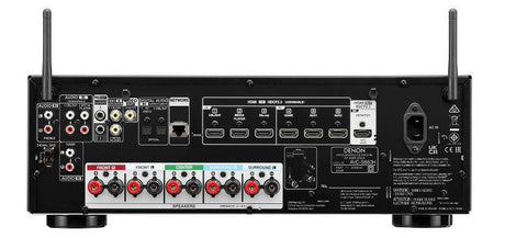 Denon AVC-S660H Amplificatore AV 5.2 da 5 canali 5x135W, home cinema 8K/60Hz, 4K/120Hz - TechSoundSystem.com