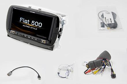 Alpine INE-W720-500MCA autoradio per Fiat 500, Apple CarPlay e Android Auto - TechSoundSystem.com