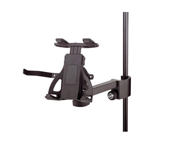 KONIG & MEYER 19740 SUPPORTO TABLET PC HOLDER PER ASTA MICROFONICA O SPIDER CON ADATTATORE 18873 - TechSoundSystem.com