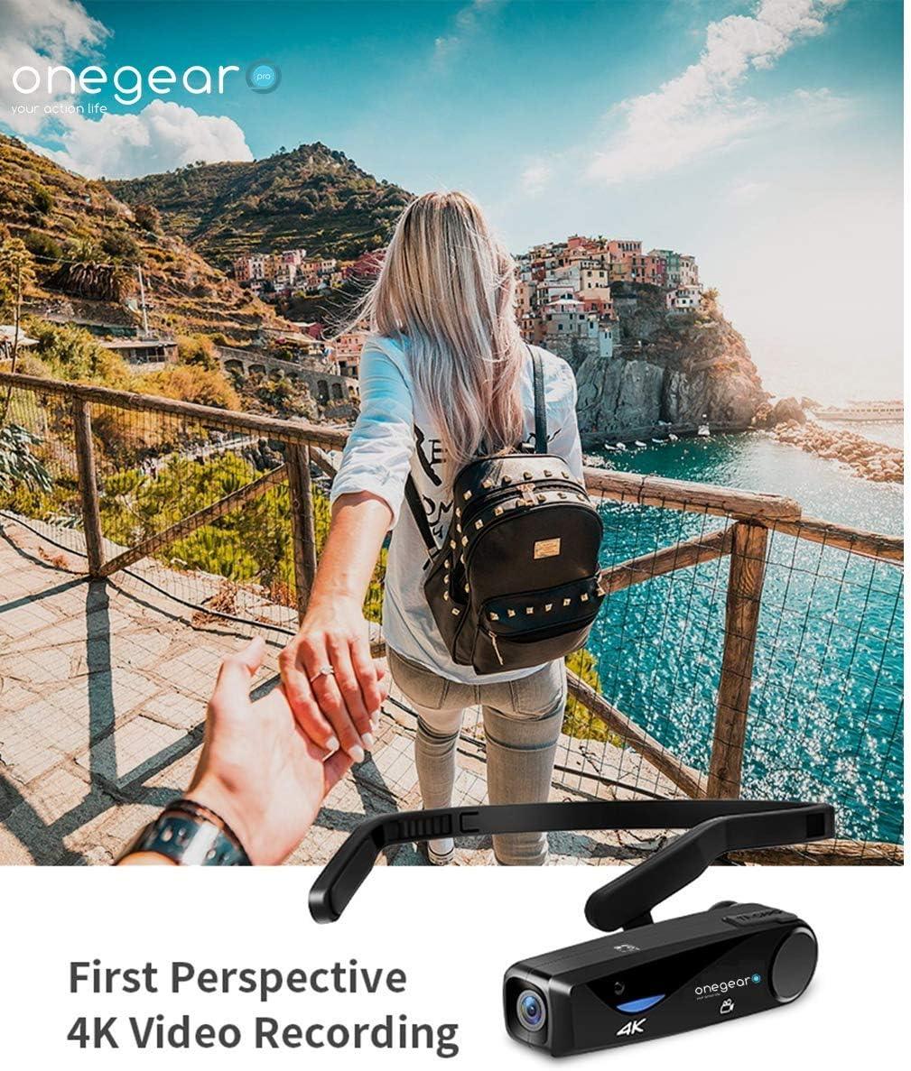 ONEGEAR PRO VLOGGER 4K 30 fps POV CAM STABILIZZATORE PRO CON FISSAGGO AD ARCHETTO - TechSoundSystem.com