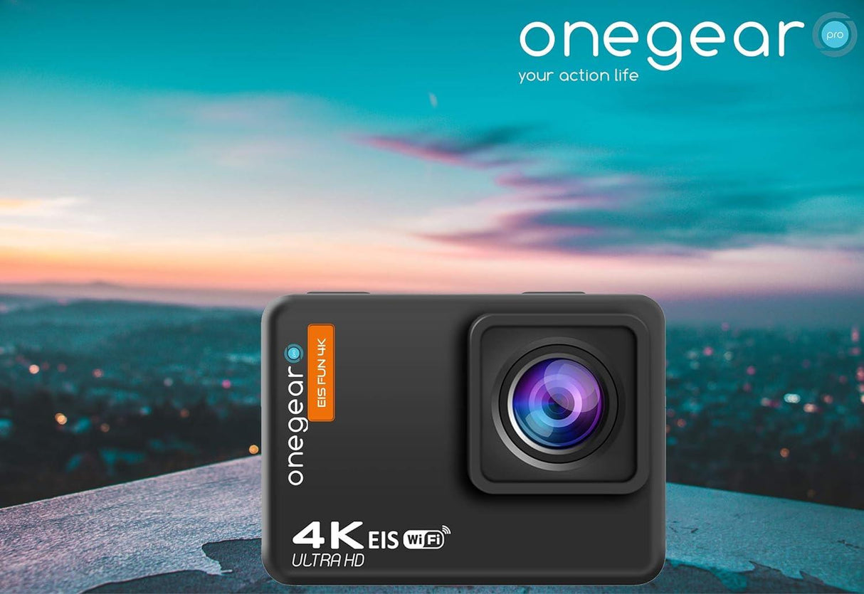 ONEGEAR PRO FUN BLADE ACTION CAMERA CON STABILIZZATORE EIS 4K 60 fps - TechSoundSystem.com