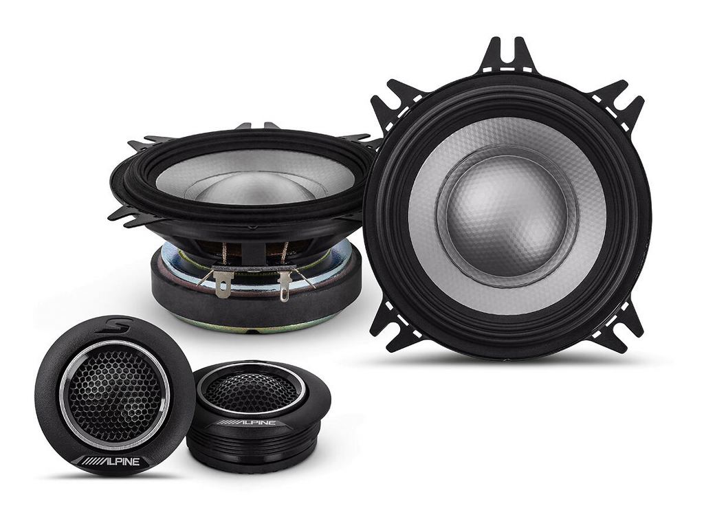 Alpine S2-S40 Altoparlanti coassiali 2 vie da 10cm (4") certificati HI-RES - TechSoundSystem.com