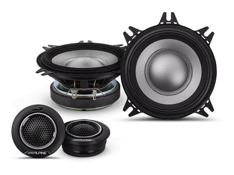 Alpine S2-S40 Altoparlanti coassiali 2 vie da 10cm (4") certificati HI-RES - TechSoundSystem.com
