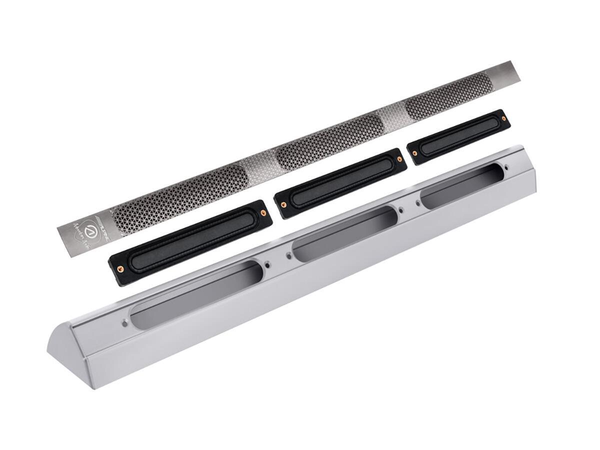 Alpine SPC-L500S Altoparlante da cabina con montaggio superficiale Alpine Adventure Audio (lungo / argento) - TechSoundSystem.com