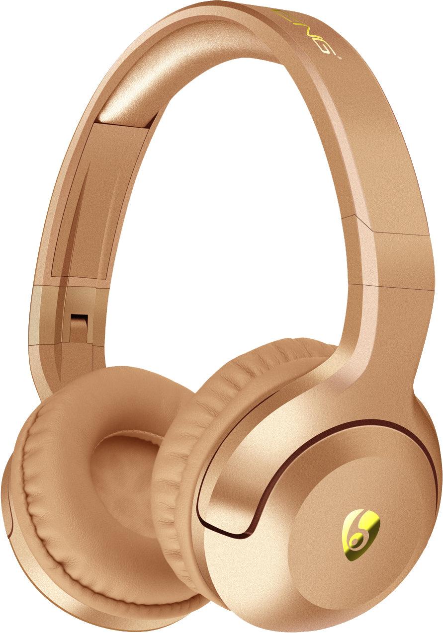 OVLENG BT 601G Cuffia bluetooth gold con mp3 - TechSoundSystem.com