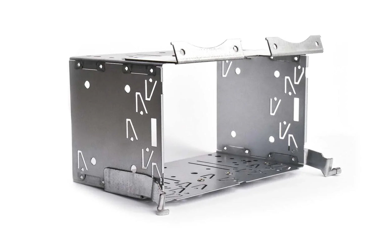 Phonocar 03614 Mascherina 2 Din per Dacia Duster - Logan - Sandero 06-12 colore grigio chiaro