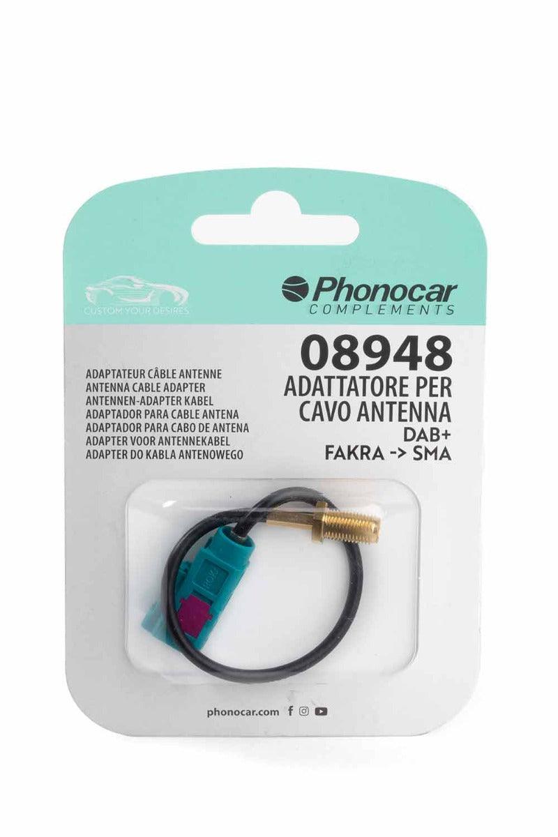Phonocar 08948 Adattatore per cavo antenna DAB+ - FAKRA femmina -> SMA maschio - TechSoundSystem.com