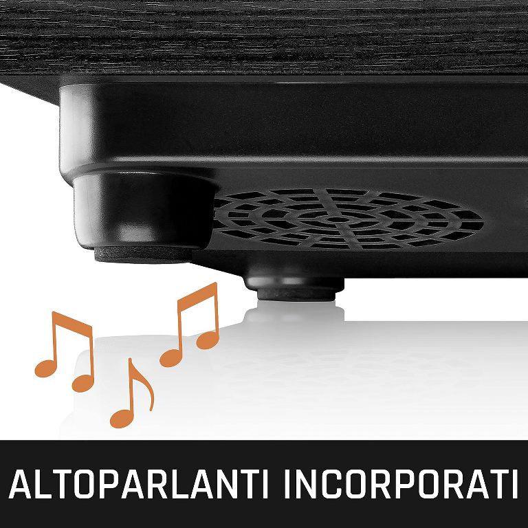 Lenco LS-10 Giradischi a 3 velocità 33/45/78 giri Diffusori stereo incorporati - TechSoundSystem.com