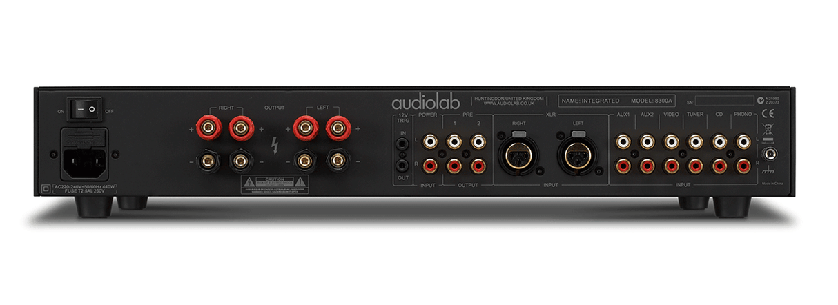 Audiolab 8300A Amplificatore integrato stereo in configurazione dual mono, 75W x 2 - TechSoundSystem.com