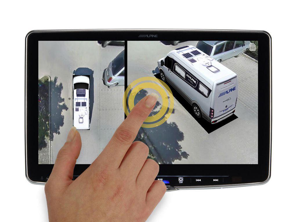 Alpine HCS-T100 Sistema di telecamere a 360° per camper e furgoni *NOVITA'* - TechSoundSystem.com