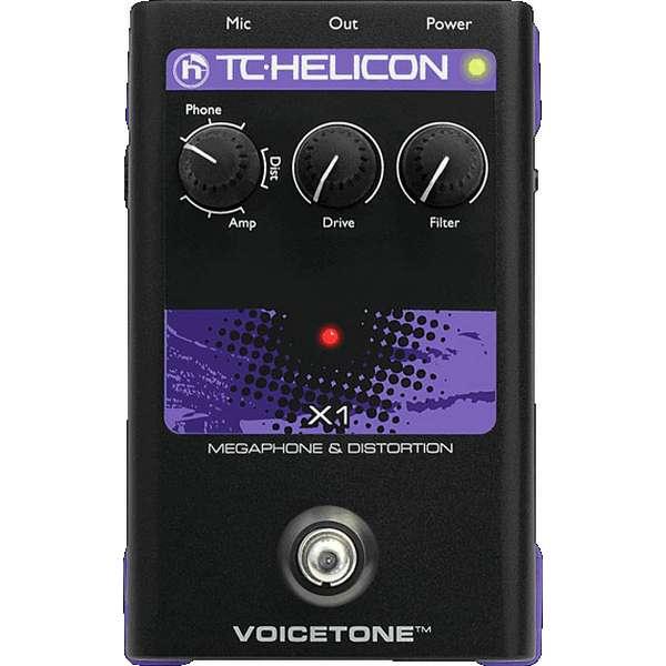 TC HELICON VOICETONE X1 PROCESSORE DI EFFETTI MEGAFONO E DISTORSIONE PER VOCE - TechSoundSystem.com