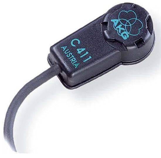 AKG C411PP MICROFONO CONDENSATORE PICKUP VIBRAZIONE VIOLA VIOLINO CHITARRA - TechSoundSystem.com