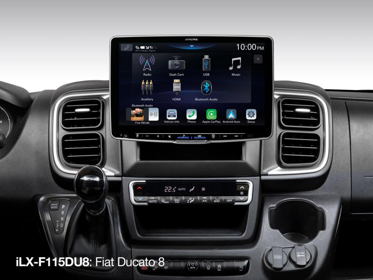 Alpine ILX-F115DU8 Autoradio per Fiat Ducato 8 da 11'' con DAB+, Apple CarPlay e Android Auto - TechSoundSystem.com