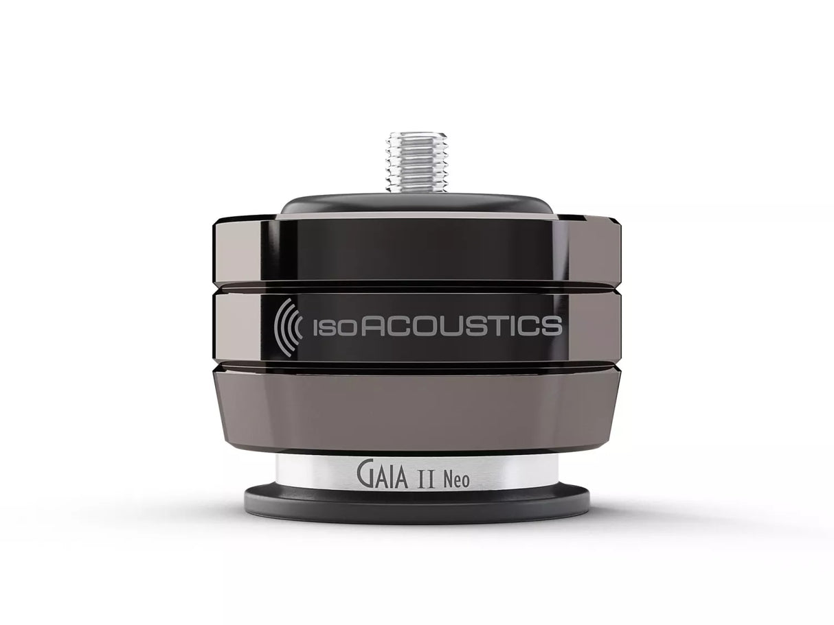 Isoacoustics GAIA II NEO Isolanti acustici per diffusori, Peso ammesso 55Kg (set da 4 PZ)