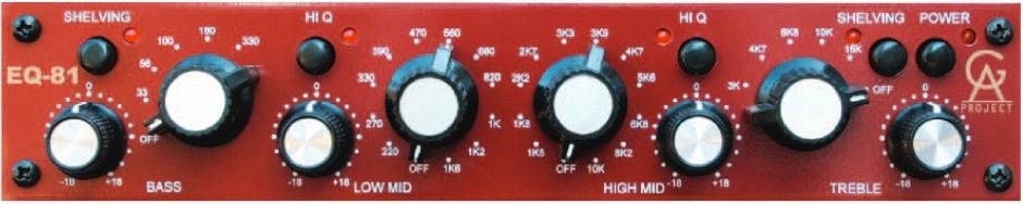 GOLDEN AGE EQ-81 EQUALIZZATORE 4 BANDE VINTAGE ( NEVE 1081 ) - TechSoundSystem.com