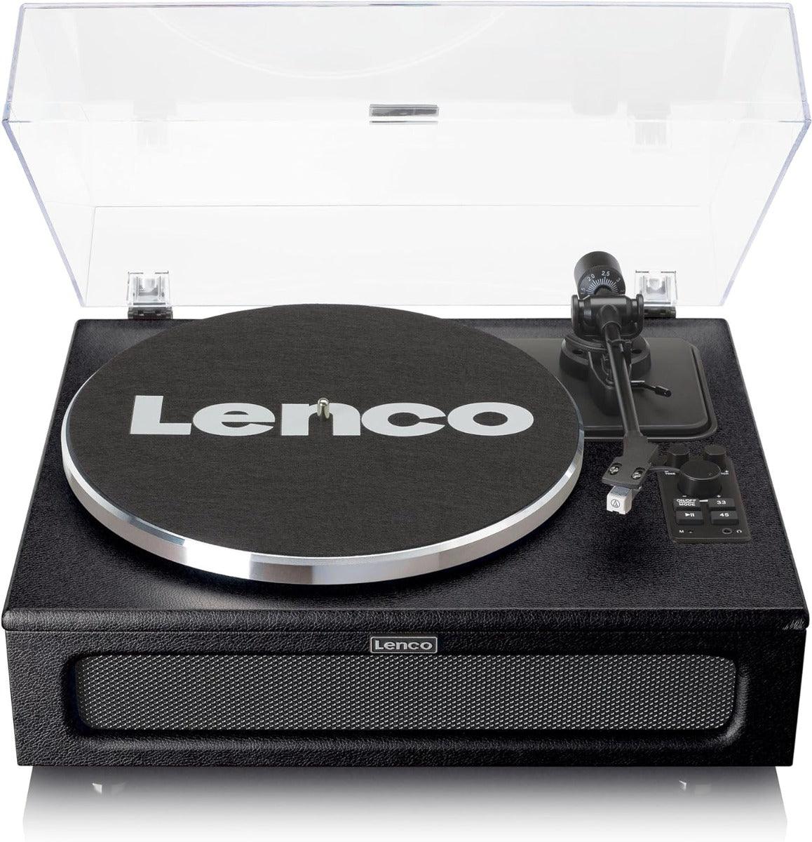 Lenco LS-430 Giradischi a 2 velocità 33/45 giri 4 diffusori integrati Uscita RCA, Bluetooth 5.0 - TechSoundSystem.com