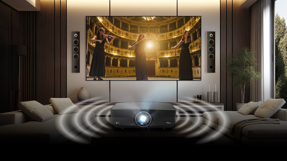 OPTOMA UHZ68LV Laser 4K UHD, compatibile HDR, 5000 ANSI Lumen, contrasto 3.200.000:1