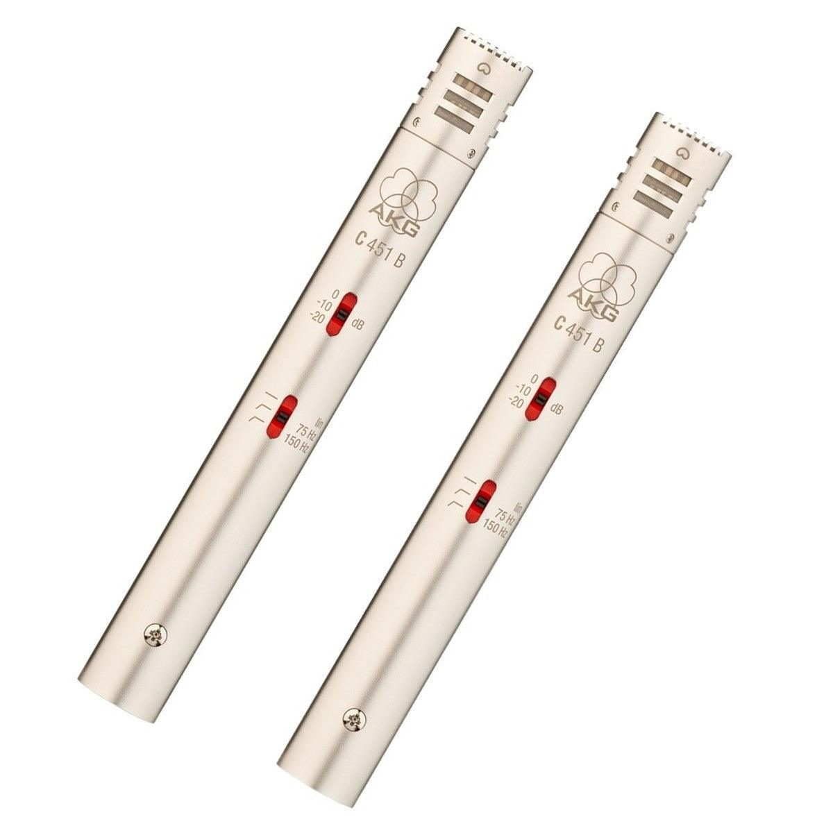 AKG C451B ST COPPIA DI MICROFONI A CONDENSATORE A DIAFGRAMMA PICCOLO - TechSoundSystem.com