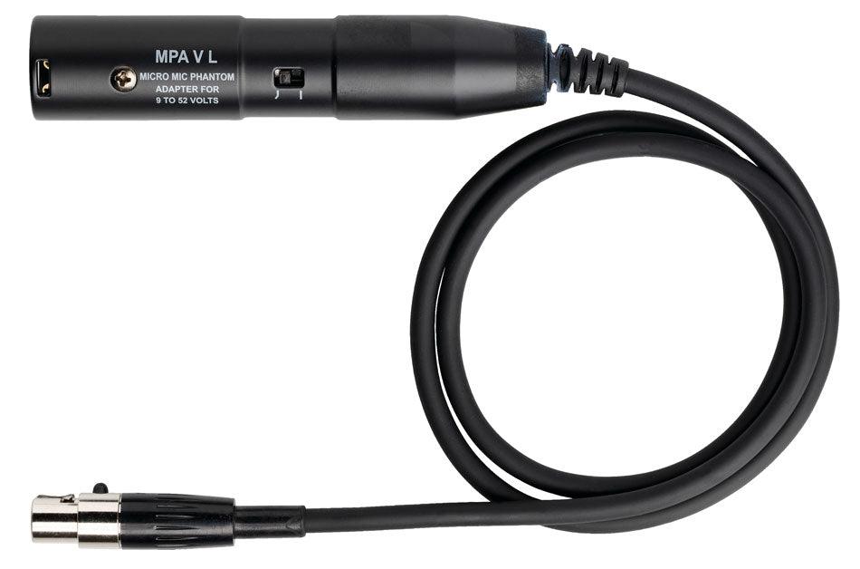 AKG MPA-V-L CAVO PREAMPLIFICATORE ADATTATORE ALIMENTAZIONE PHANTOM POWER XLR 3 POLI MINI / STANDARD PER MICROFONO SERIE MICROMIC-L A CONDENSATORE - TechSoundSystem.com