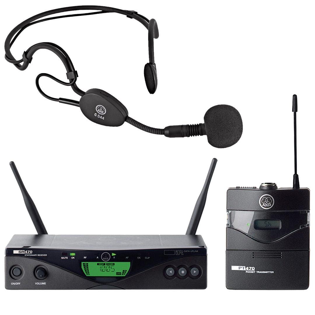 AKG WMS470 SPORTS SET BD1 RADIO MICROFONO AD ARCHETTO - TechSoundSystem.com