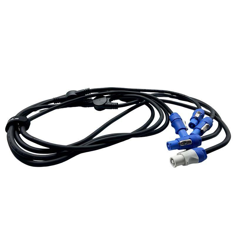 ATOMIC PRO CAVO SPLITTER MOLTIPLICATORE DA POWERCON IN A 4 X POWERCON OUT - TechSoundSystem.com