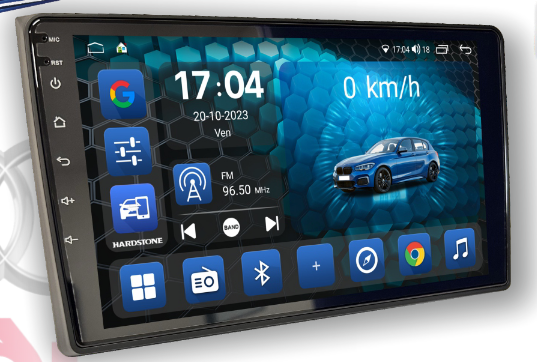 Hardstone HS AUD02-ELC4 Autoradio Per AUDI A4 (B7) (2004-10), Android 11.0, 4GB RAM, 64GB ROM