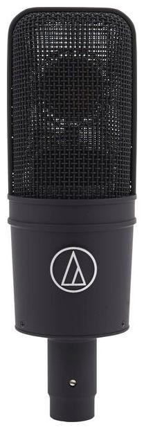 AUDIO-TECHNICA AT4040 MICROFONO STUDIO LARGO DIAFRAMMA CARDIOIDE PER STRUMENTI AD ALTO LIVELLO SPL + SOSPENSIONE ELASTICA E BORSA - TechSoundSystem.com
