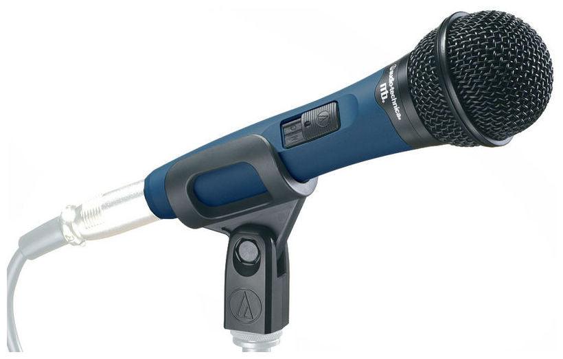 AUDIO TECHNICA MB1K MICROFONO PER VOCE DINAMICO CARDIOIDE CON INTERRUTTORE ON/OFF + CLAMP + ADATTATORE - TechSoundSystem.com
