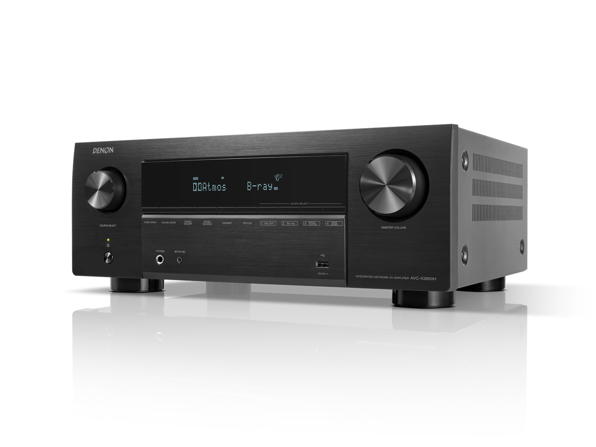 Denon AVC-X2850H Amplificatore AV 7.2 canali, 150W per canale, Dolby Atmos e DTS:X