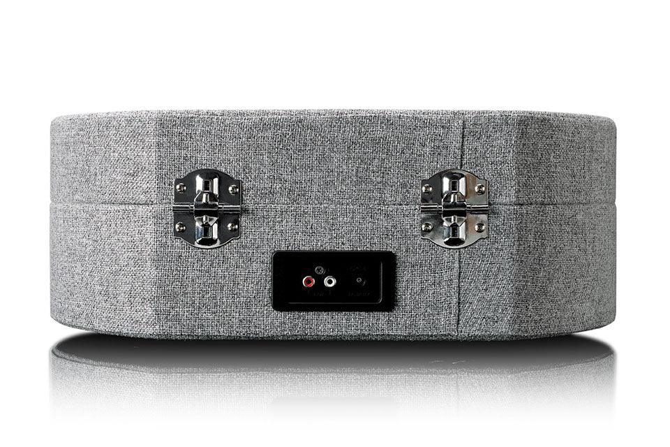 Lenco LS-66GY Giradischi in legno con altoparlanti integrati e ricezione/trasmissione Bluetooth