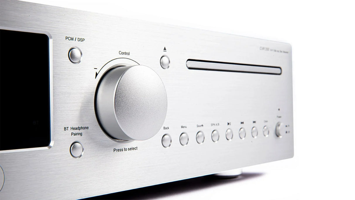 BLOCK CVR-200 Lettore CD-DVD-Bluray amplificato, Internet receiver, Spotify Connect, Bluetooth