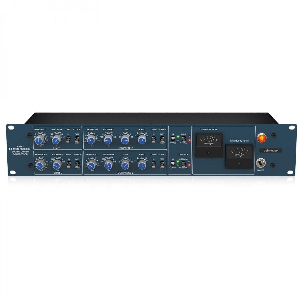 BEHRINGER 369-KT COMPRESSORE E LIMITATORE 2 CANALI TRASFORMATORI MIDAS - TechSoundSystem.com