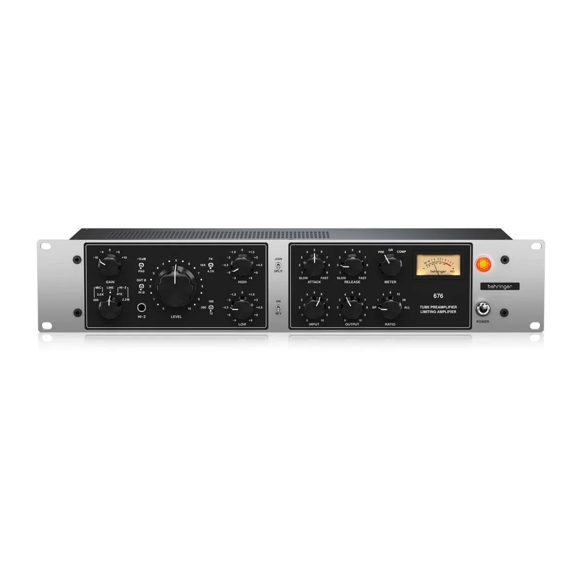 BEHRINGER 676 PREAMPLIFICATORE VALVOLARE COMPRESSORE FET TRASFORMATORI MIDAS