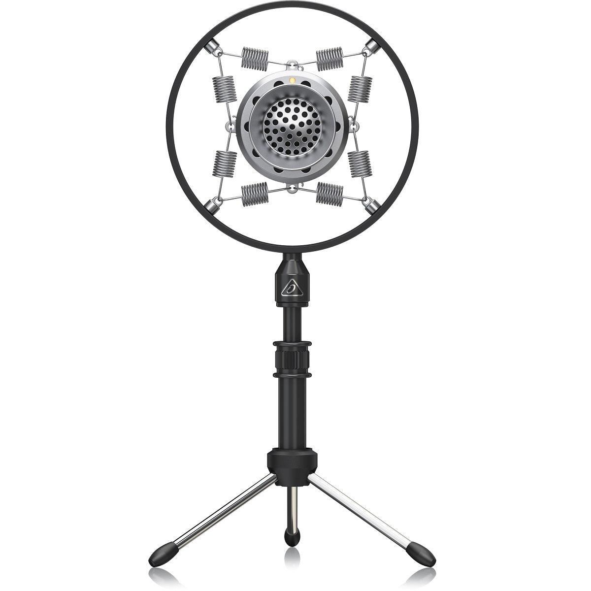 BEHRINGER BV635 SPRING MOUNT MICROFONO USB VINTAGE PER STREAMING - TechSoundSystem.com